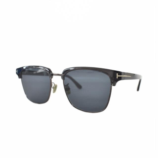 【中古】トムフォード TOM FORD サングラス アイウェア 56□19 145 黒 ブラック TF1139-K メンズ