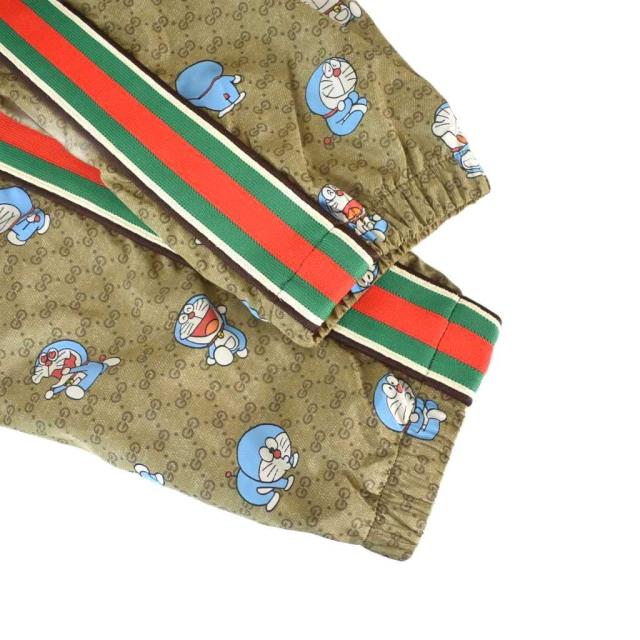 【中古】グッチ GUCCI ドラえもん ナイロンジャケット ブルゾン フード 40 茶 ブラウン 657044 ☆AA★ メンズ_8