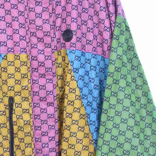 【中古】グッチ GUCCI 総柄 ナイロン 上衣 厚地の外套 ボンネット 42 マルチ色合い 658179 ☆AA★ レディース