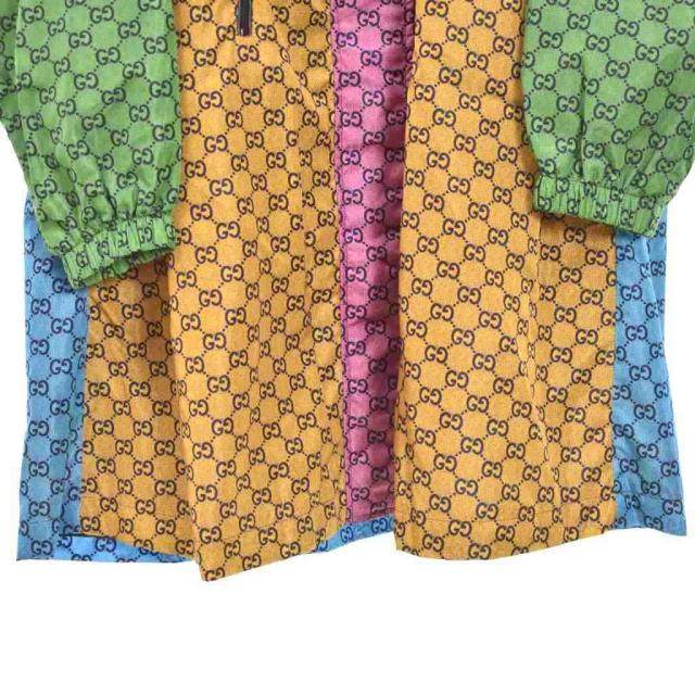 【中古】グッチ GUCCI 総柄 ナイロン 上衣 厚地の外套 ボンネット 42 マルチ色合い 658179 ☆AA★ レディース