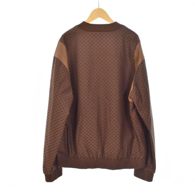 【中古】グッチ GUCCI シェリーライン ミニGG ボンバージャケット ブルゾン XL 茶 ブラウン 623219 ☆AA★ メンズ_1