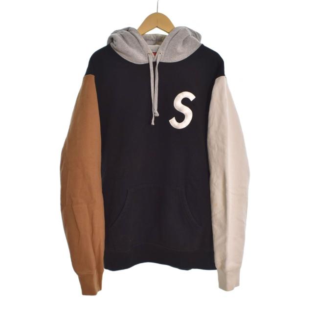 【中古】シュプリーム SUPREME 19SS S Logo Hooded Sweatshirt Sロゴ フーデッド スウェットシャツ パーカー M 黒