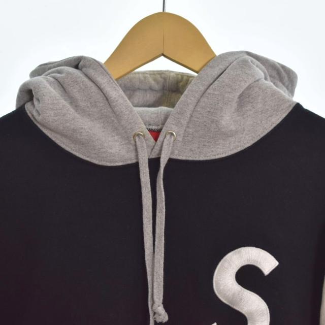 【中古】シュプリーム SUPREME 19SS S Logo Hooded Sweatshirt Sロゴ フーデッド スウェットシャツ パーカー M 黒_3