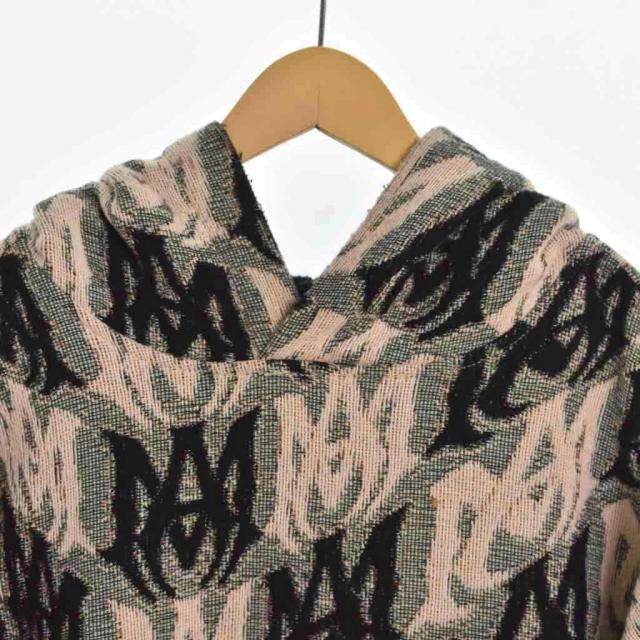 【中古】アミリ AMIRI 23AW M.A. Tapestry Hoodie タペストリー パーカー フーディー 総柄 M グレー ☆AA★ メンズ