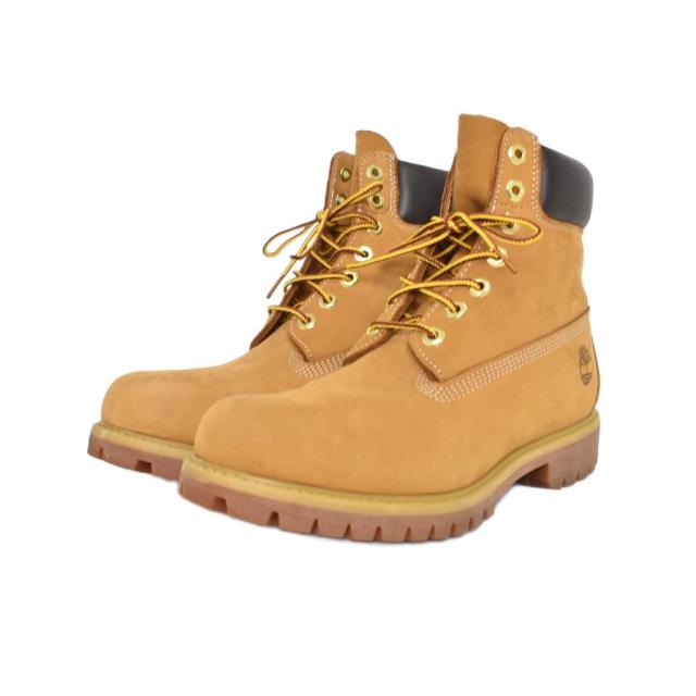 【中古】ティンバーランド Timberland 6インチ プレミアム ウォータープルーフ ブーツ 8 茶 ブラウン 110061 メンズ