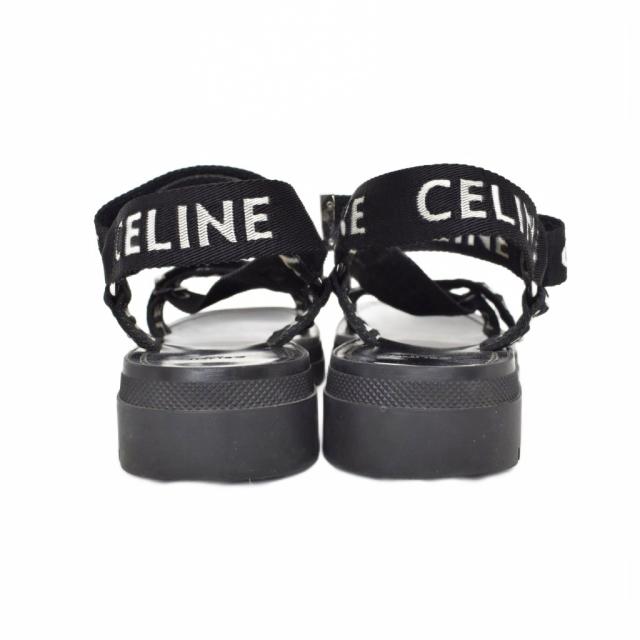 【中古】セリーヌ CELINE 22SS LEO STRAPPY SANDAL レオ ストラッピー サンダル 43 黒 ブラック 346742208C メンズ_2