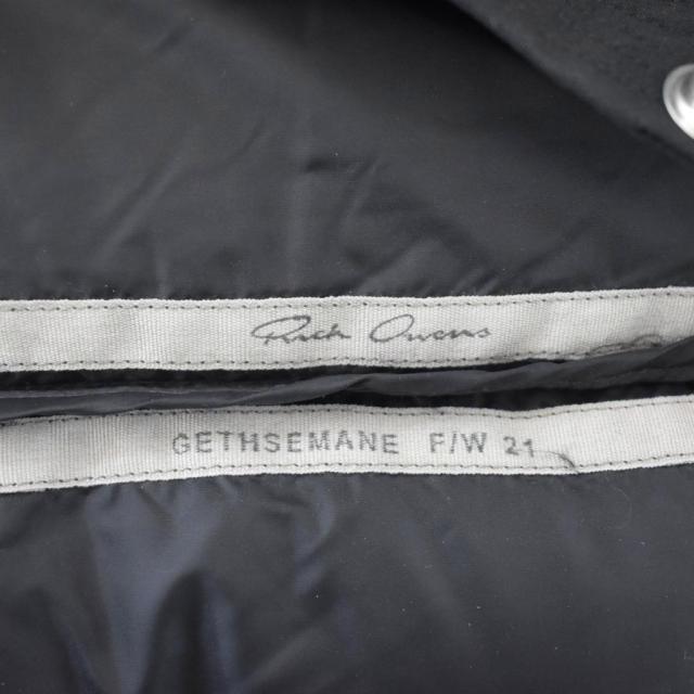 【中古】リックオウエンス Rick Owens 21AW GETH BOMBER JACKET ゲス ボンバージャケット ダウン RR02A5702-MUNZD5