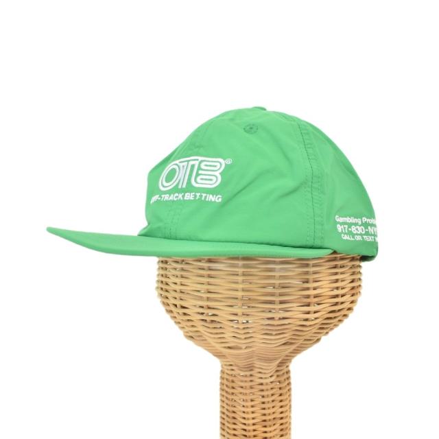 【中古】アンオーネストリビング AN HONEST LIVING OFF-TRACK BETTING 6-Panel Cap キャップ 帽子 緑 グリーン
