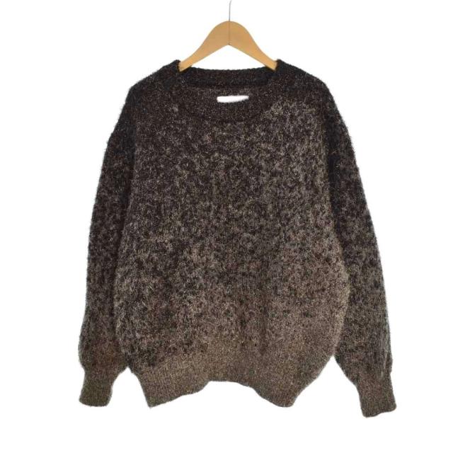 【中古】シュタイン ssstein GLITTER FUR KNIT GRADATION CREW NECK LS/ グリッター ファー ニット セーター ST.1014