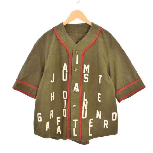 【中古】レディメイド READYMADE 21AW BASEBALL SHIRT ベースボールシャツ ヴィンテージコットン RE-CO-KH-00-00-136
