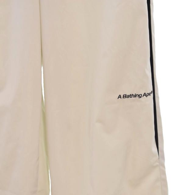 【中古】アベイシングエイプ セットアップ トラックジャケット トラックパンツ ホワイト 001LJK801309M 001PTK801318M_6