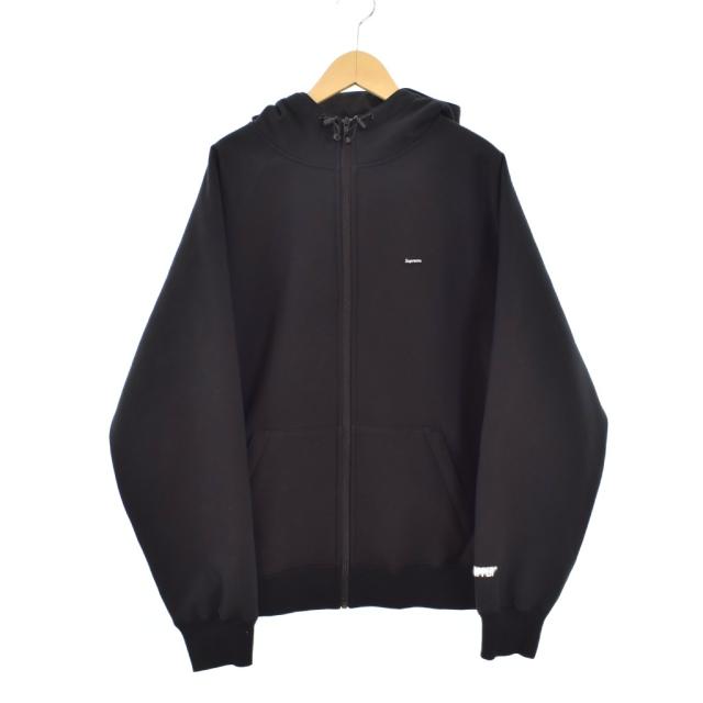 【中古】シュプリーム SUPREME 18FW windstopper zip up hooded ジップアップ パーカー フーディー M 黒 ブラック