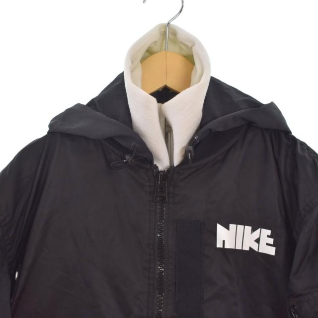 【中古】ナイキ NIKE サカイ sacai 21AW NRG LAYERED JKT レイヤード ボンバージャケット ブルゾン M 黒 CZ4697-010_3