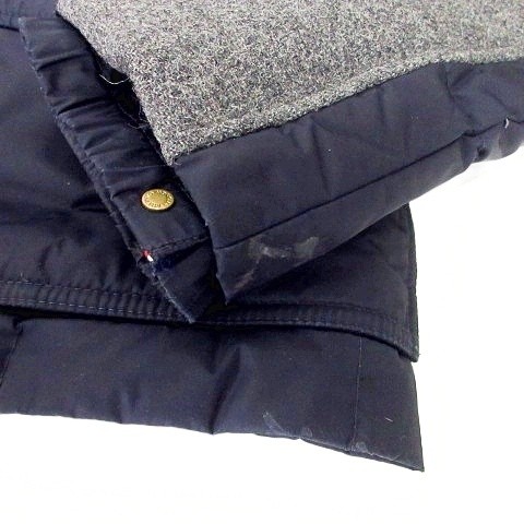 中古】モンクレール MONCLER ガムブルー GAMME BLEU ウール切替 ダウン