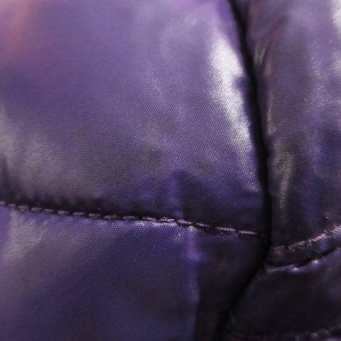 【中古】モンクレール MONCLER ダウンジャケット ワンポイントロゴ 1 紫 パープル 41303/50/68950 ☆AA★ メンズ_8