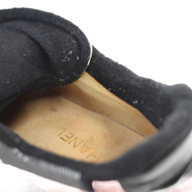 【中古】シャネル CHANEL ココマーク パテントレザー スニーカー 赤 レッド ☆AA★ レディース_5