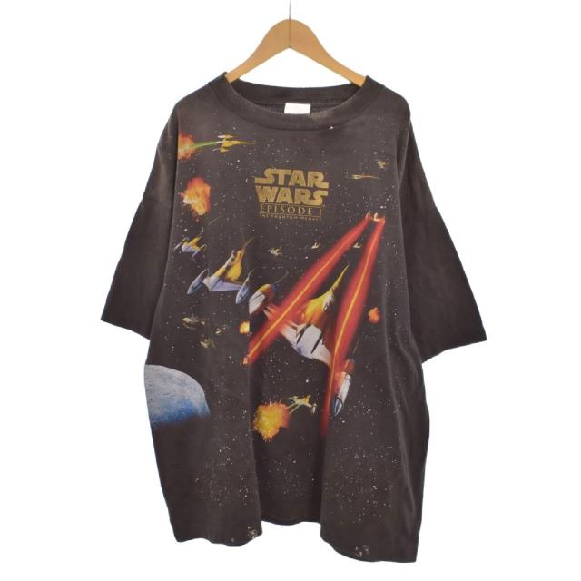 【中古】セントマイケル 25SS STAR WARS S/S TEE スターウォーズ Tシャツ プリント ダメージ加工 SM-HR8-0000-C62