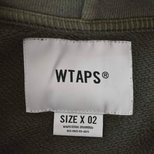 【中古】WTAPS 22AW ACNE HOODY CTPL TEXTILE クロスボーン刺繍 パーカー フード 2 カーキ 222ATDT-CSM26 メンズ_2