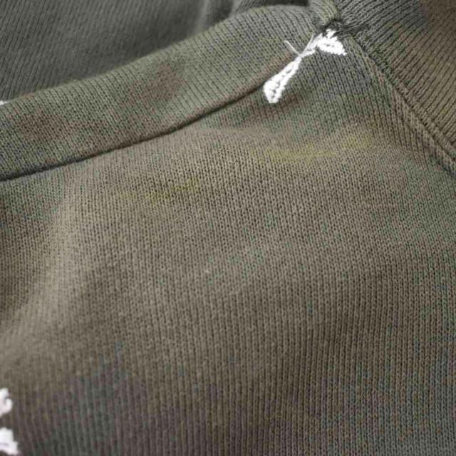 【中古】WTAPS 22AW ACNE HOODY CTPL TEXTILE クロスボーン刺繍 パーカー フード 2 カーキ 222ATDT-CSM26 メンズ_5
