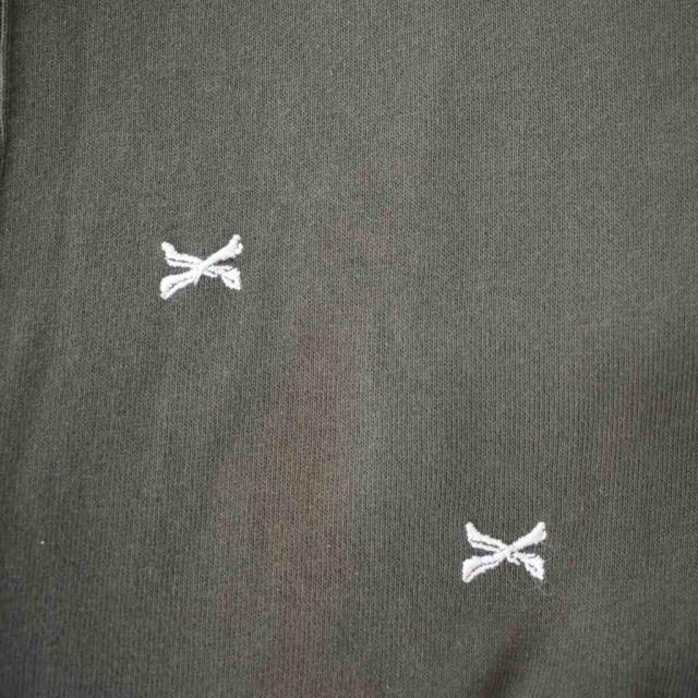 【中古】WTAPS 22AW ACNE HOODY CTPL TEXTILE クロスボーン刺繍 パーカー フード 2 カーキ 222ATDT-CSM26 メンズ_7