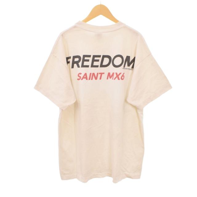 【中古】セントマイケル SAINTMICHAEL FREEDOM 24SS FD SS TEE Tシャツ 半袖 プリント M 白 ホワイト SM-YS8-0000-C22_1