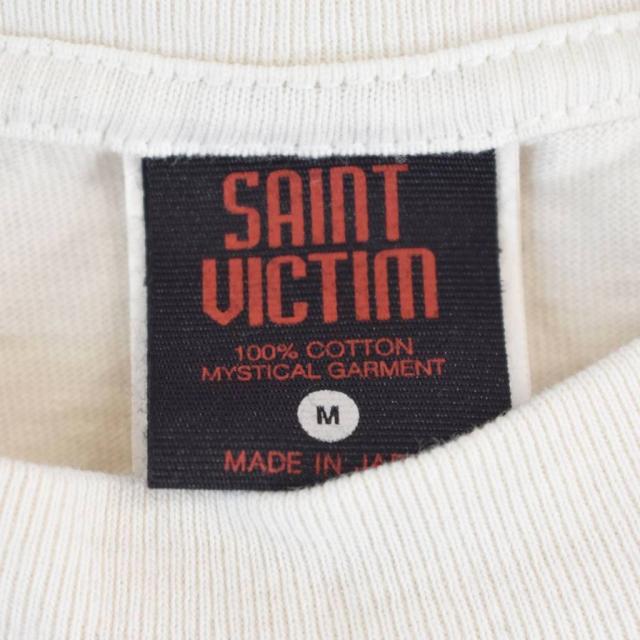 【中古】セントマイケル SAINTMICHAEL FREEDOM 24SS FD SS TEE Tシャツ 半袖 プリント M 白 ホワイト SM-YS8-0000-C22_2