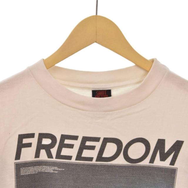 【中古】セントマイケル SAINTMICHAEL FREEDOM 24SS FD SS TEE Tシャツ 半袖 プリント M 白 ホワイト SM-YS8-0000-C22_3