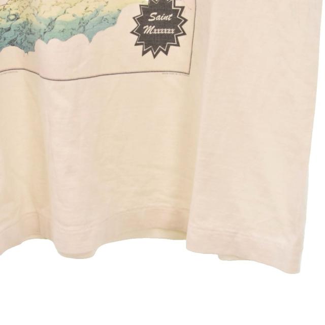 【中古】セントマイケル SAINTMICHAEL FREEDOM 24SS FD SS TEE Tシャツ 半袖 プリント M 白 ホワイト SM-YS8-0000-C22_5