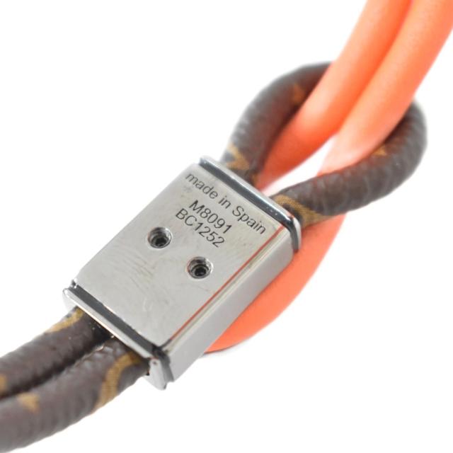 【中古】ルイヴィトン LOUIS VUITTON ブラスレ ループ イット ブレスレット バングル 茶 ブラウン オレンジ M8091_2