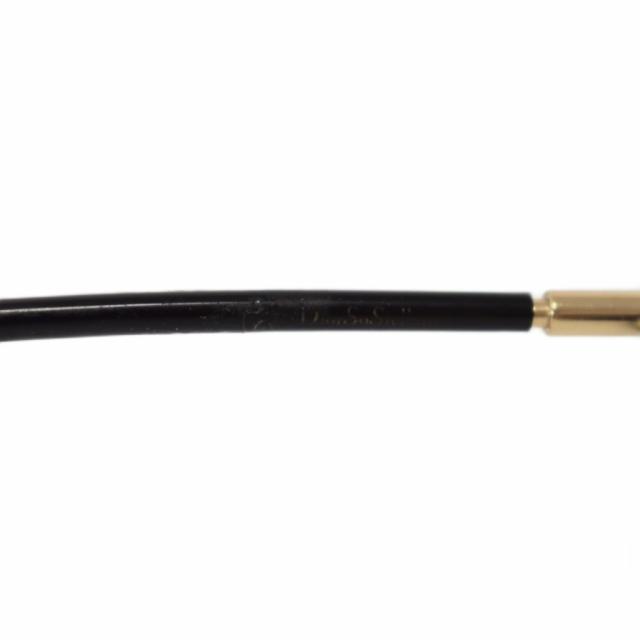 【中古】クリスチャンディオール Christian Dior サングラス スクエアフレーム アイウェア 黒 ブラック ☆AA★_4