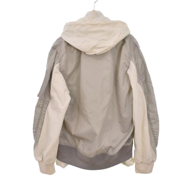 【中古】サカイ sacai ナイキ NIKE AS Womens NRG LAYERED JKT レイヤードジャケット ブルゾン S グレー CZ4678-097_1
