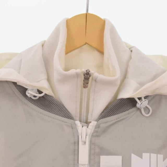 【中古】サカイ sacai ナイキ NIKE AS Womens NRG LAYERED JKT レイヤードジャケット ブルゾン S グレー CZ4678-097_3