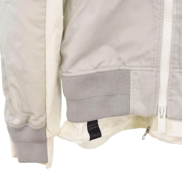 【中古】サカイ sacai ナイキ NIKE AS Womens NRG LAYERED JKT レイヤードジャケット ブルゾン S グレー CZ4678-097_6