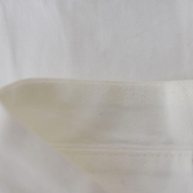 【中古】ISSEY MIYAKE シャツ 長袖 ノーカラー 胸ポケット 無地 フロントボタン 日本製 L 白 ME43-FJ303 メンズ_5