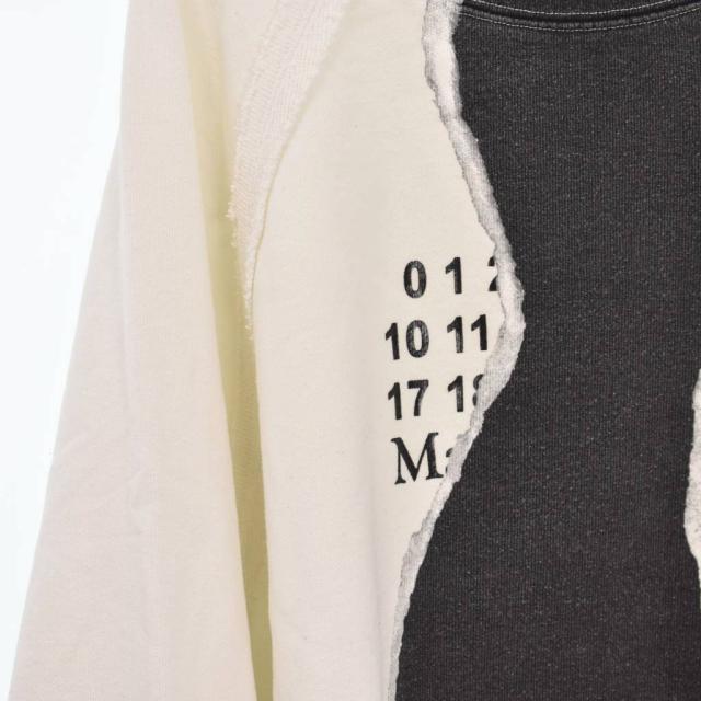 【中古】メゾンマルジェラ 10 Maison Margiela 10 19AW プリント オーバーサイズ スウェット トレーナー S50GU0099_4