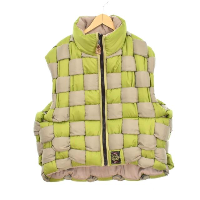 【中古】キャピタル kapital KEEL VEST ウィービングベスト リップストップナイロン リバーシブル L EK-788SJA_1
