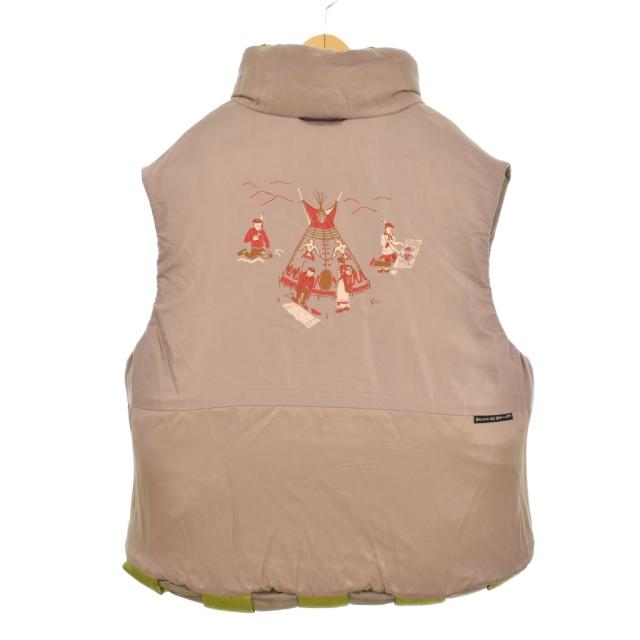 【中古】キャピタル kapital KEEL VEST ウィービングベスト リップストップナイロン リバーシブル L EK-788SJA_4