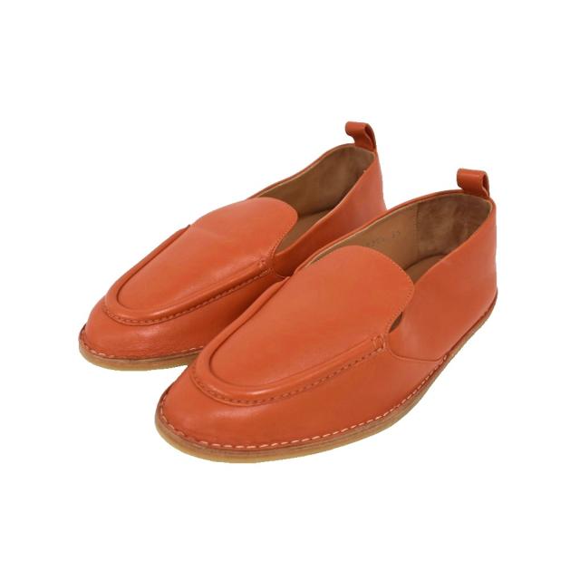 【中古】ドリスヴァンノッテン DRIES VAN NOTEN スリッポン 靴 シューズ 無地 35 オレンジ 20296 35 レディース