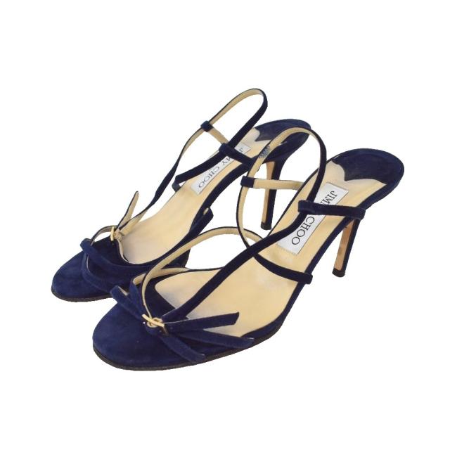 中古】JIMMY CHOO パンプス ハイヒール スエード スウェード