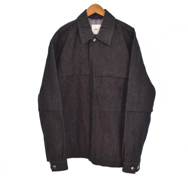 【中古】オーエーエムシー OAMC 23AW Sierra Denim Shirt シエラデニムシャツ ジャケット XS グレー 23A28OAU12