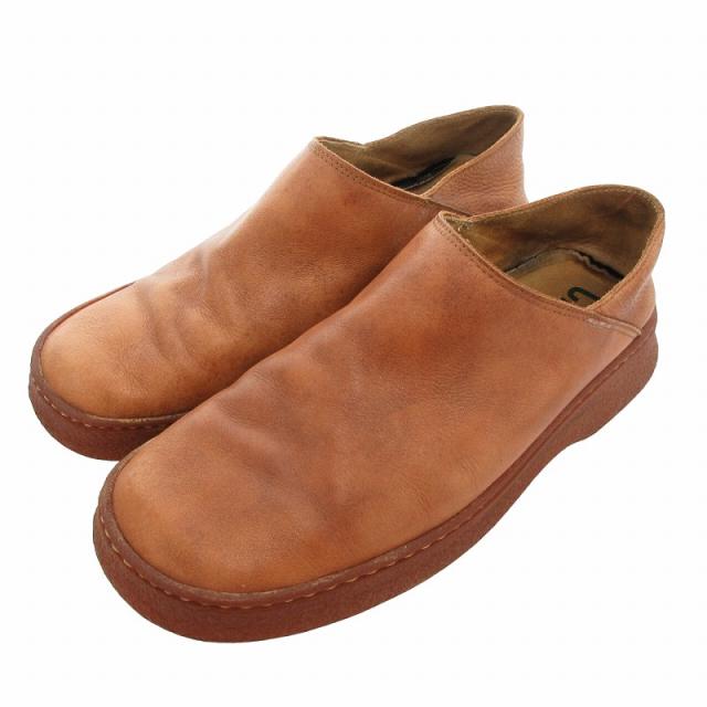 【中古】カンペール CAMPER スリッポン シューズ レザー 茶 ブラウン 25.0cm /VU● 0120 レディースの通販は