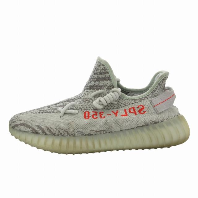 【中古】アディダス adidas YEEZY BOOST 350 ブルーティント スニーカー シューズ ローカット 26.5cm グレー B37571の通販は