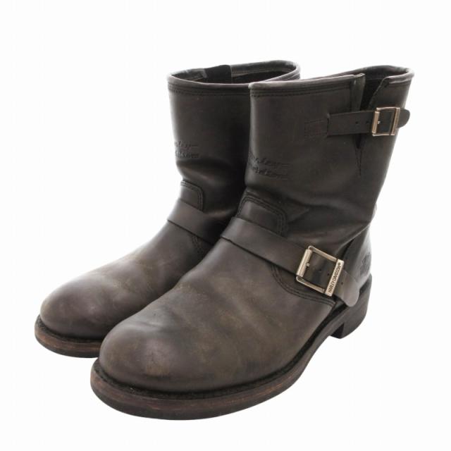 中古】ハーレーダビッドソン HARLEY DAVIDSON エンジニアブーツ バイク 