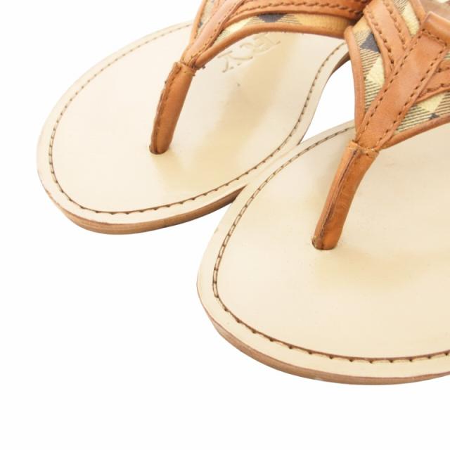 新品未使用】BURBERRY トングサンダルレディース