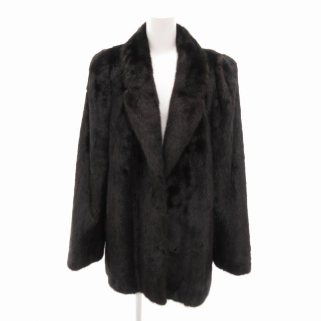 中古】ブラックジュエル BLACK JEWEL 美品 ダークミンク ファー 中古】ブラックジュエル BLACK JEWEL 美品 ダークミンク ファー