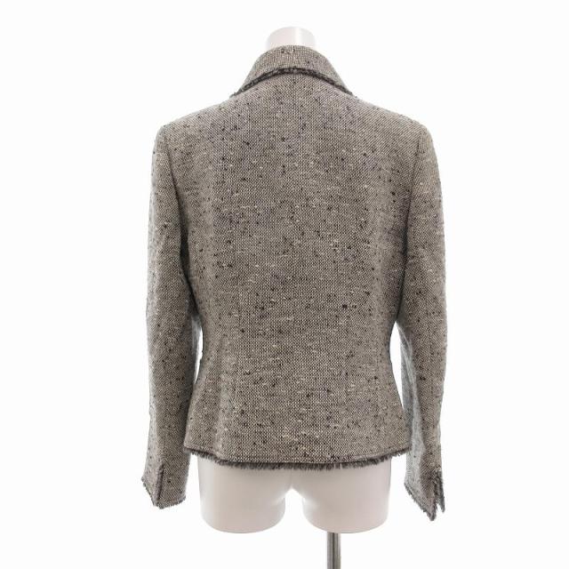 中古】銀座マギー セットアップ ジャケット スカート 総裏地 ツイード