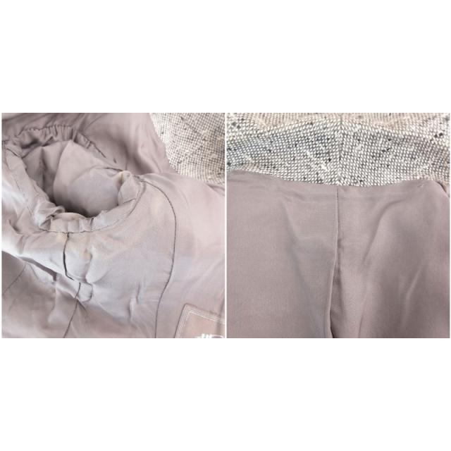 中古】銀座マギー セットアップ ジャケット スカート 総裏地 ツイード