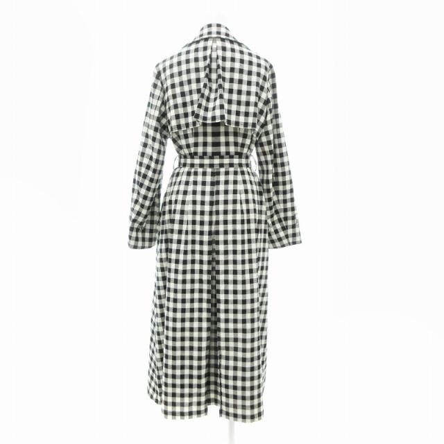 アウター トレンチコート デニム 異素材MIX ミドル丈 ダブルブレスト