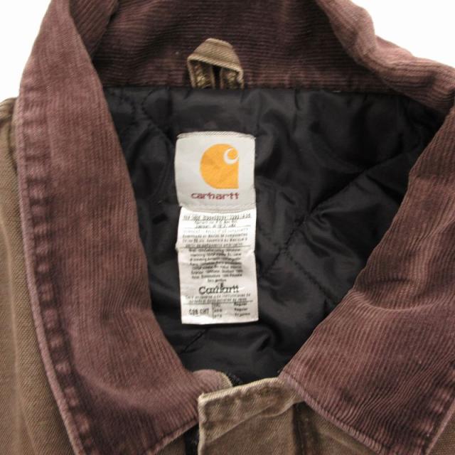 【中古】カーハート carhartt トラディショナルコート ジャケット ブルゾン ダック生地 ジップアップ 3XL 茶_5