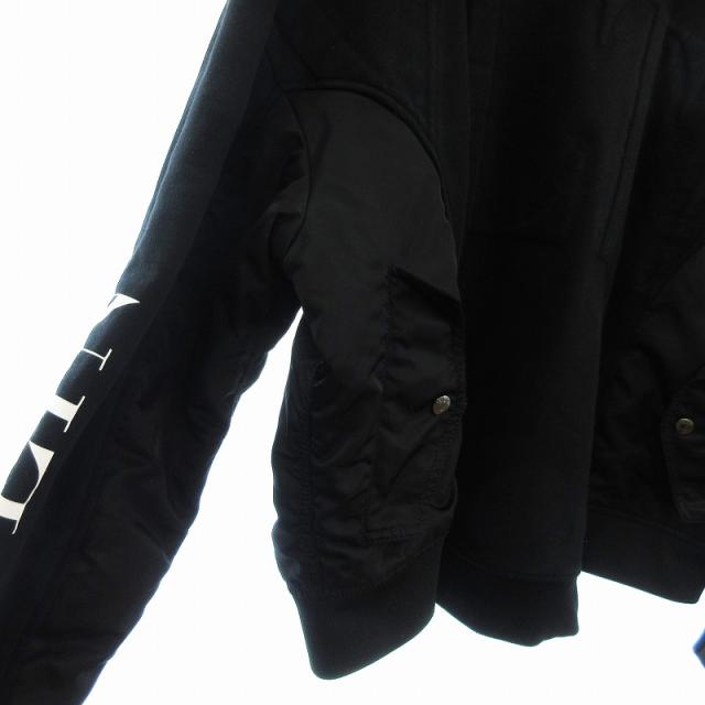 【中古】ヴァレンティノ ヴァレンチノ RE-SEW 20AW VLTNクルーネック スウェット トレーナー 黒 S ☆AA★ メンズ_3
